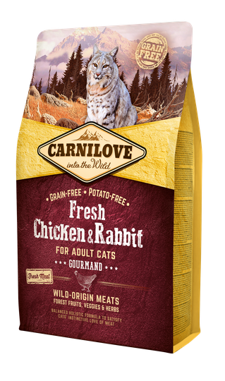 Carnilove Fresh Chicken oRabbit Gourmand 2kg
