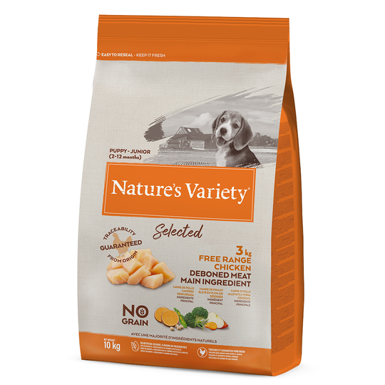 Nature's Variety Selected Junior Free Range Chicken - Ekonomipack: 2 x 10 kg