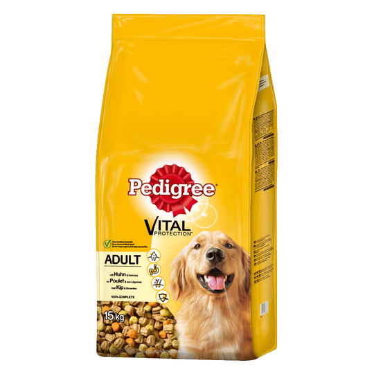 Ekonomipack: 2 påsar Pedigree till sparpris! - Adult Poultry (2 x 15 kg)
