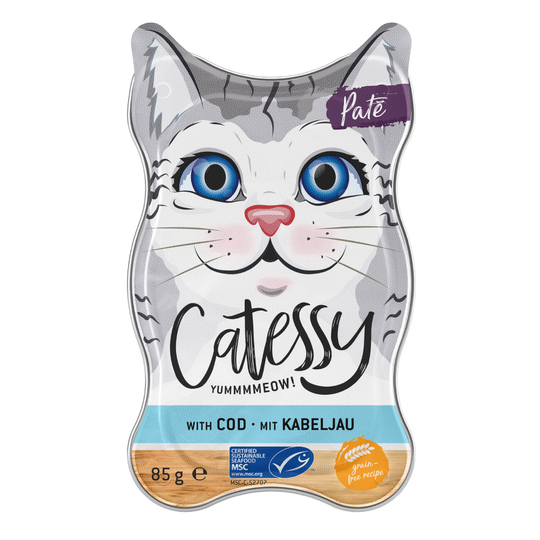 Catessy Paté med MSC torsk - 18 x 85 g