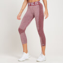 MP Women's Curve 3/4 Leggings - Svart/körsbär - M