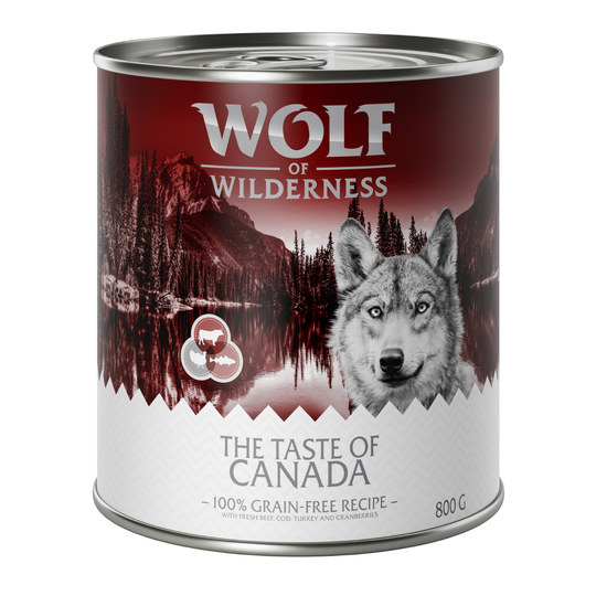 Wolf of Wilderness The Taste Of 6 x 800 g - The Taste Of Canada
