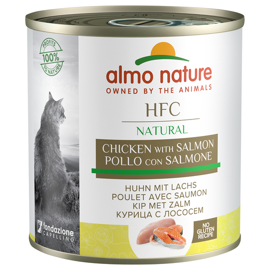 Ekonomipack: Almo Nature HFC 12 x 280 g - Kyckling & lax