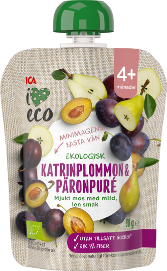 ICA I Love Eco Katrinplommonpuré 90 g