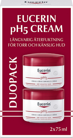 Eucerin pH5 Cream Duopack Parf 2x75ml