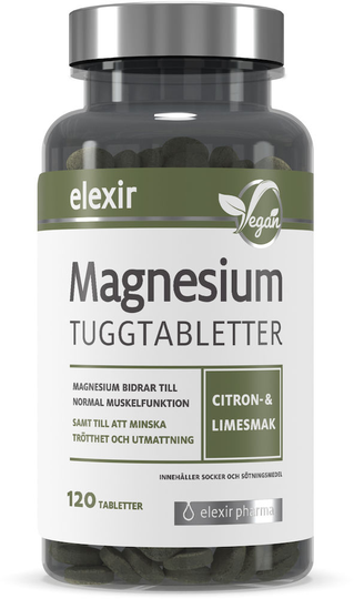 Elexir Magnesium 120 tuggtabletter