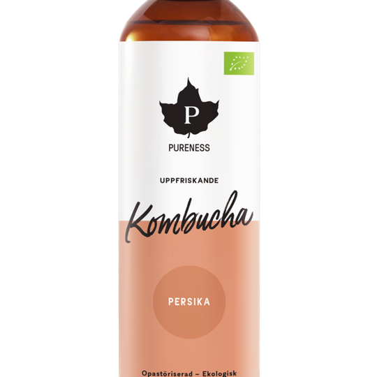 Pureness Kombucha Persika Eko 370 ml