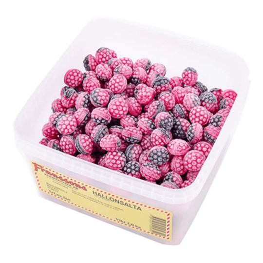 Hallonsalta Godis Storpack - 2 kg