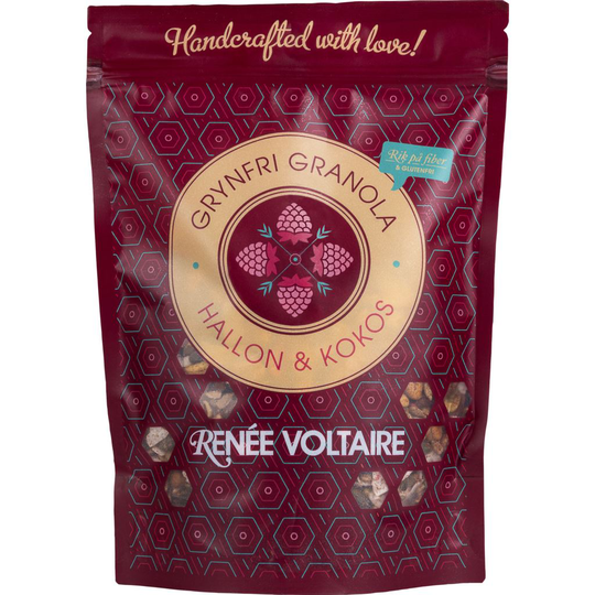 Renée Voltaire Grunfri Granola Hallon & Kokos 375 g