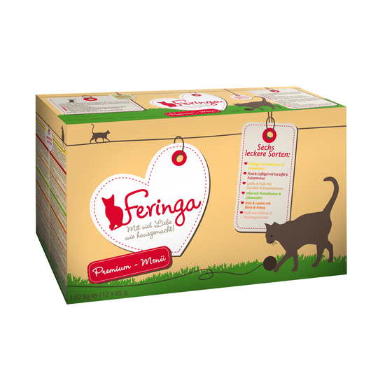 Ekonomipack: Feringa i portionspåse 24 x 85 g - Blandpack I: 6 sorter