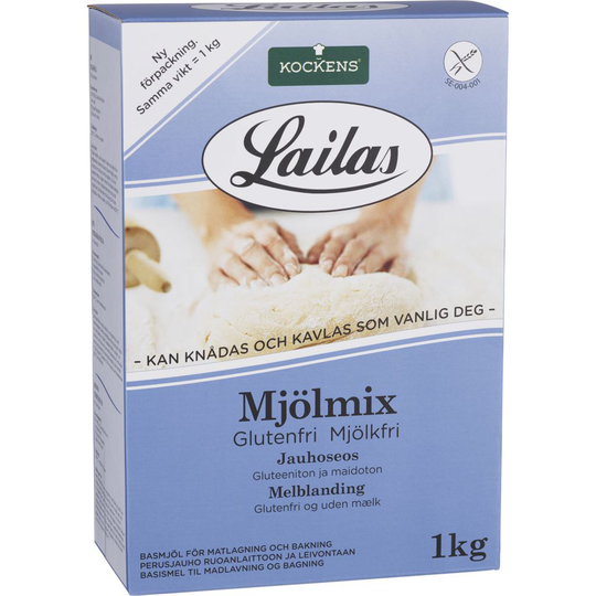 LAILAS Mjölmix glutenfri mjölkfri 1000 g