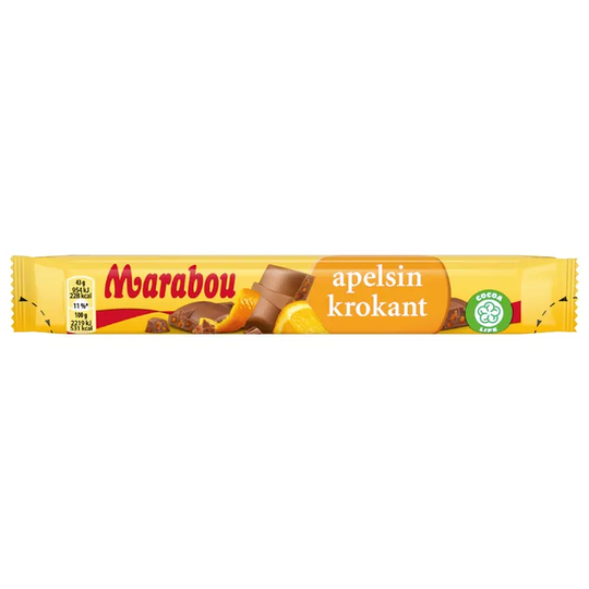 3 x Marabou Apelsinkrokant